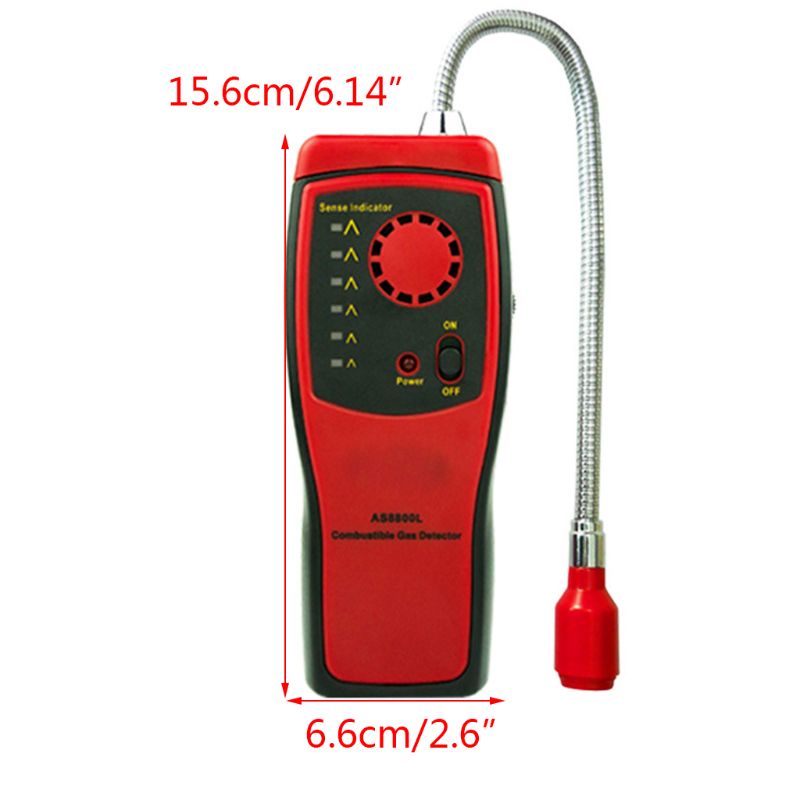 Thiết Bị Dò Khí Gas AS8800L Nhỏ Gọn Với Chuông Báo Rò Rỉ Tiện Dụng