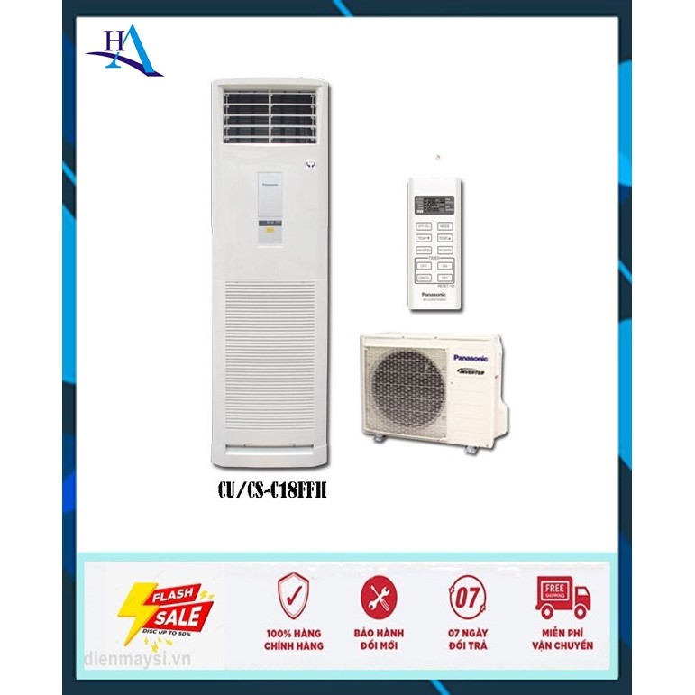 Máy lạnh tủ đứng Panasonic CS-C18FFH (2.0Hp) (Miễn phí giao tại HCM-ngoài tỉnh liên hệ shop)