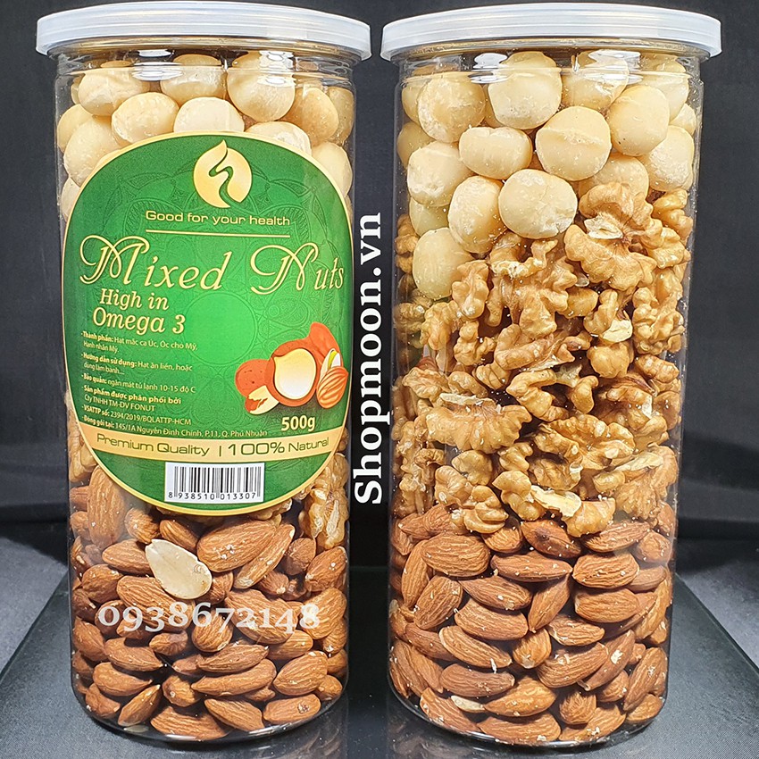 [Mã GROSALE2703 giảm 8% đơn 250K] Mix 3 Loại hạt 500gr- HÀNG NHẬP KHẨU THƯỢNG HẠNG- CAM KẾT CHẤT LƯỢNG | BigBuy360 - bigbuy360.vn