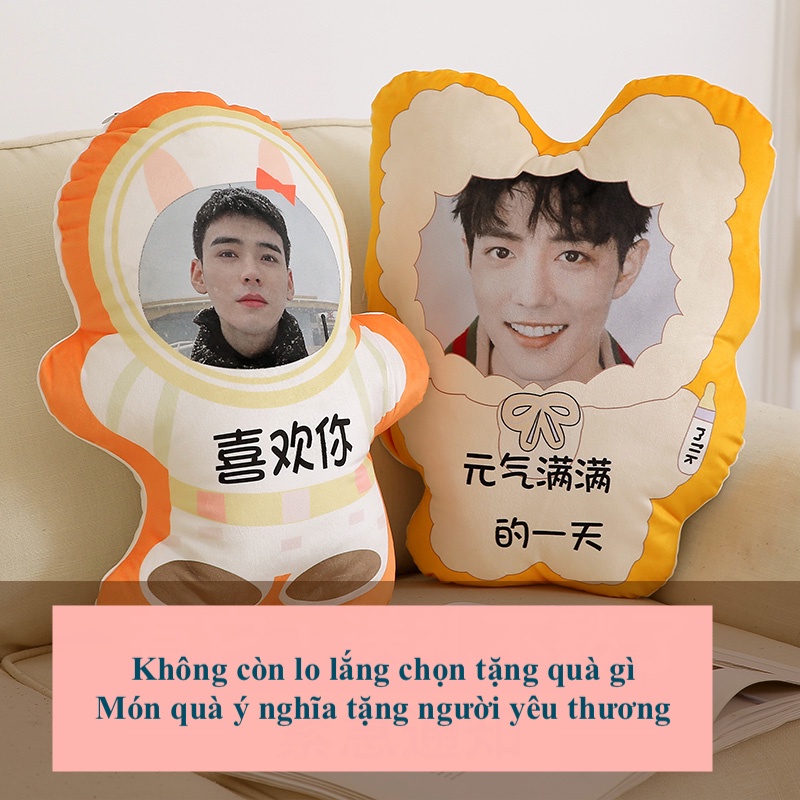 Quà tặng gối búp bê thiết kế theo yêu cầu tặng người thân yêu