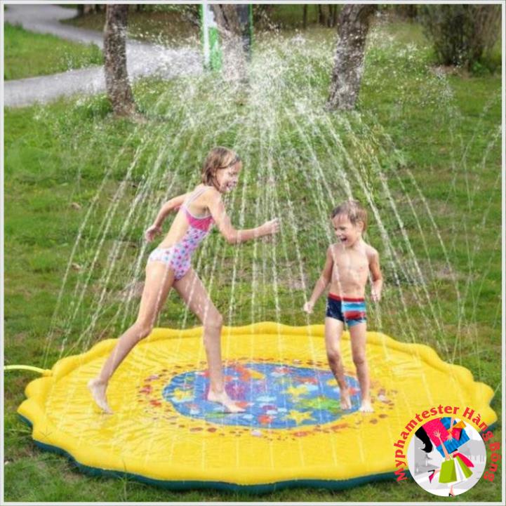 (SIÊU HOT) Đệm phao phun nước cho bé (fi 170cm) Đệm phao phun nước cho bé KT:1m7