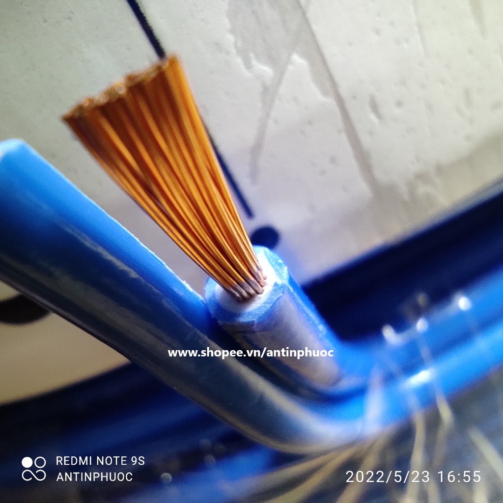 Dây điện đôi 2 x 1.5 mm2 VSTAR Vĩnh Thịnh ( Chính Hãng - Ruột đủ tiết diện ) - Dây điện sup đôi 1 lớp vỏ mềm nhiều sợi