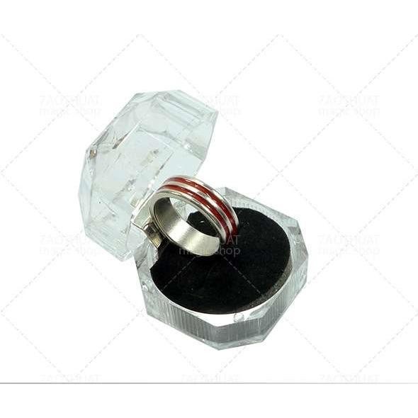 Đồ chơi ảo thuật pk ring hai viền đỏ + Video hướng dẫn miễn phí
