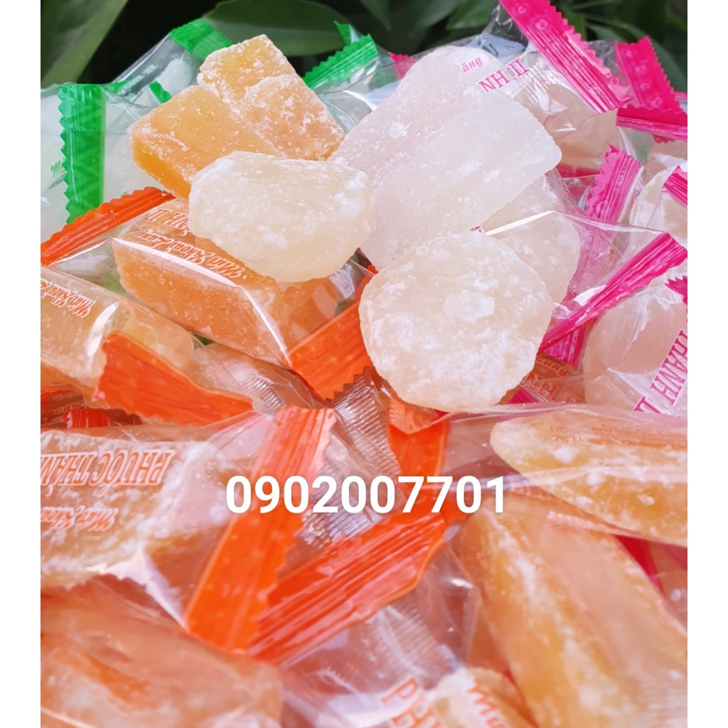1 Kg Mứt mix Củ Năng + Mứt Bí + Khoai Lang Phước Thành Thơm ngon-bánh mứt tết- đồ ăn vặt-ăn vặt
