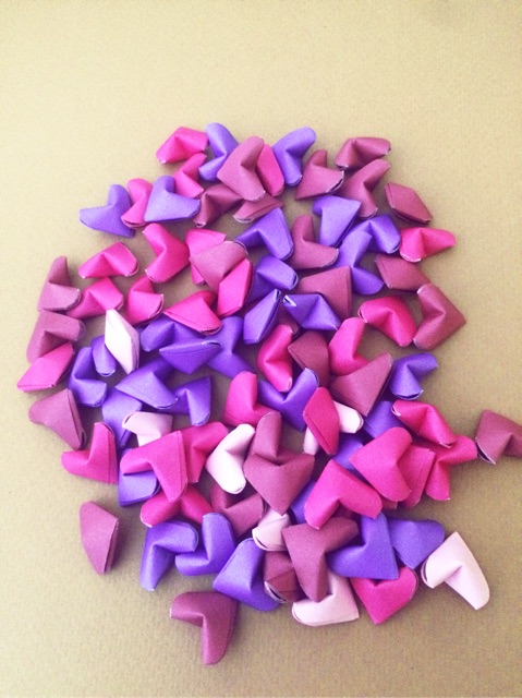 Trái tim giấy origami