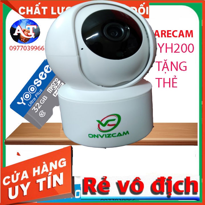 [kèm thẻ 32gb 64gb]Camera Wifi- Camera Wifi IP- Camera Quan Sát Trong Nhà carecam cc2020 onviz cam v5