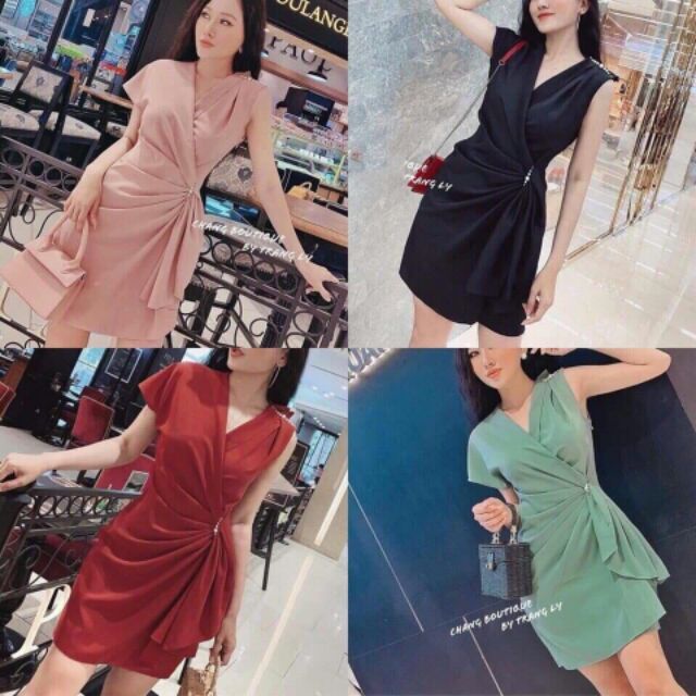 Đầm ghim xinh chi