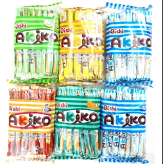 Snack bim Akiko que dài vị sữa, cà fe, phômai - minhkhang504