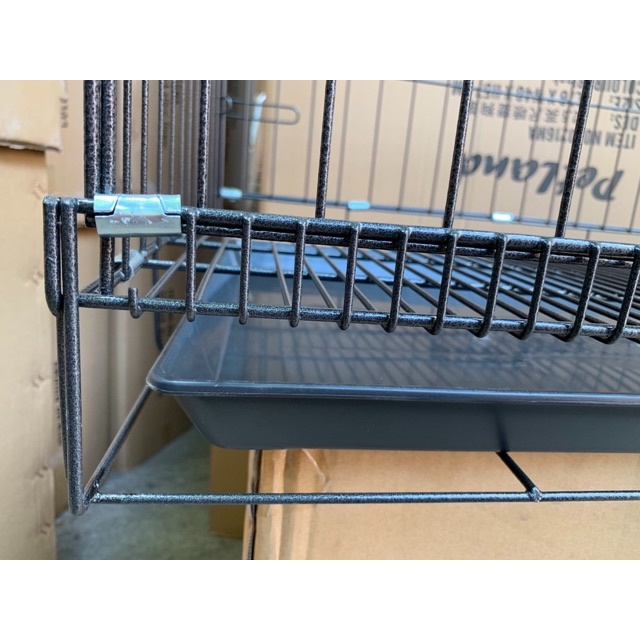 LỒNG CHÓ MÈO VÂN ĐÁ CAO CẤP SIZE S - 46*30*37