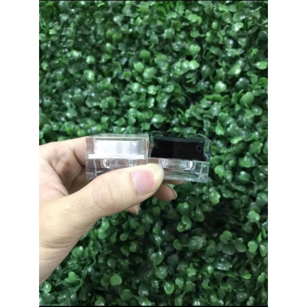 Hủ nhựa tròn và vuông 5g/10g - Hủ chiết mỹ phẩm
