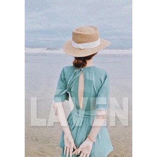 JUMPSUIT TAY BÈO NƠ LƯNG