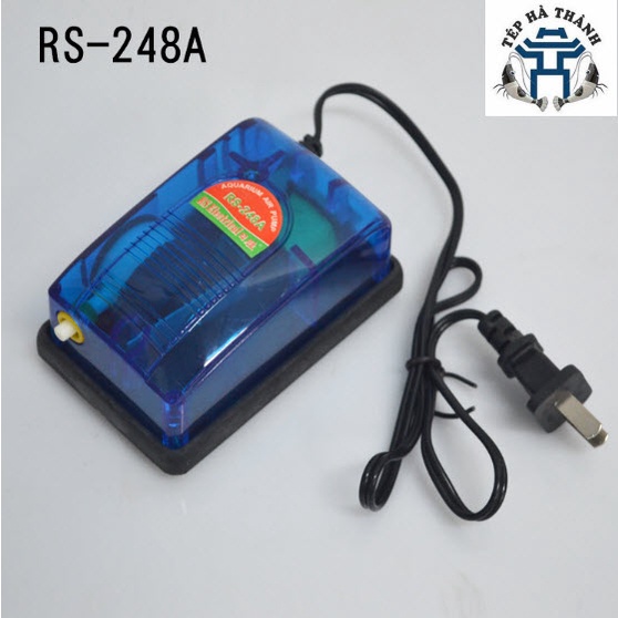 Máy Sủi Oxy Mini RS 248A, RS348A   - Sủi Oxy Tiết Kiệm Điện Cho Bể Cá Cảnh