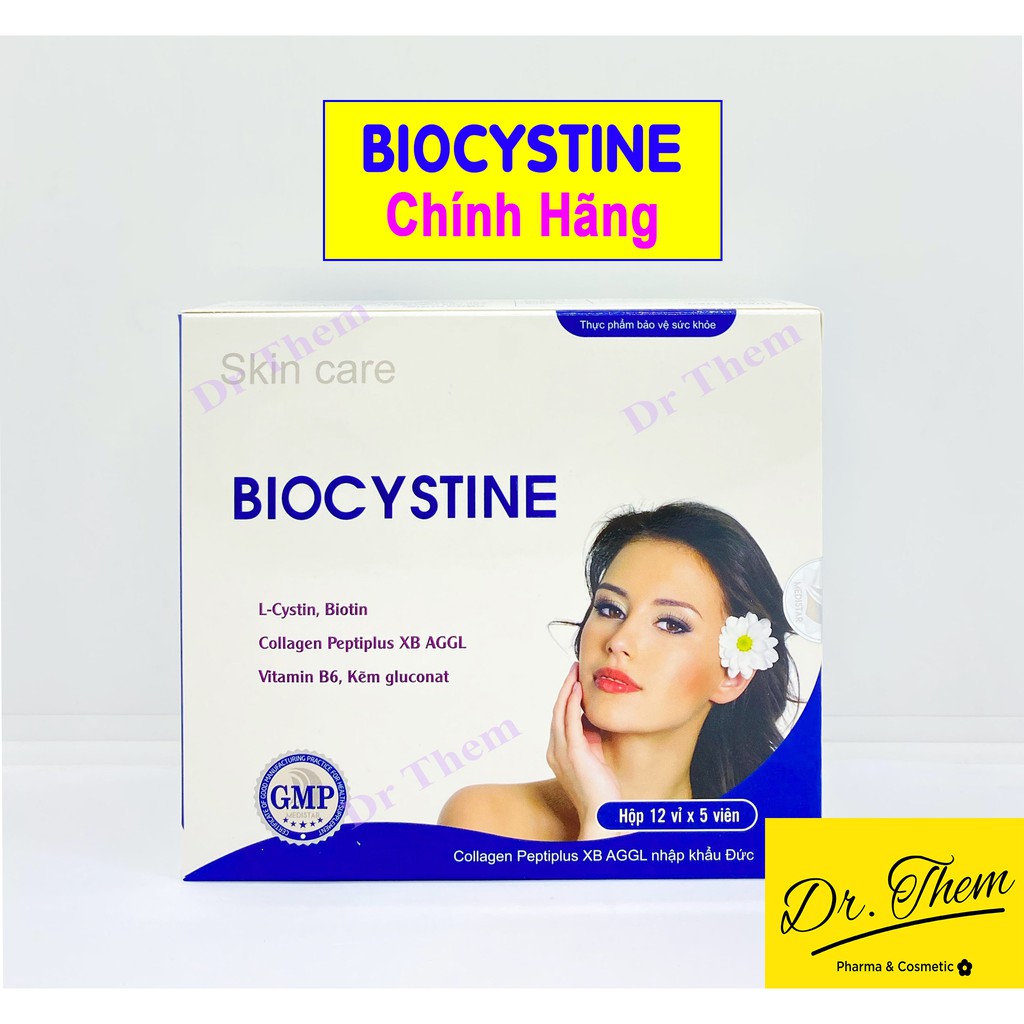 ✅[CHÍNH HÃNG] BIOCYSTINE Viên Uống Đẹp Da Đẹp Tóc, Chống Lão Hóa - BIOCYSTIN
