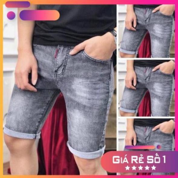 quần short jean nam rách , quần sọt jean , cao cấp , hàn quốc quần bò ngố . Đẹp