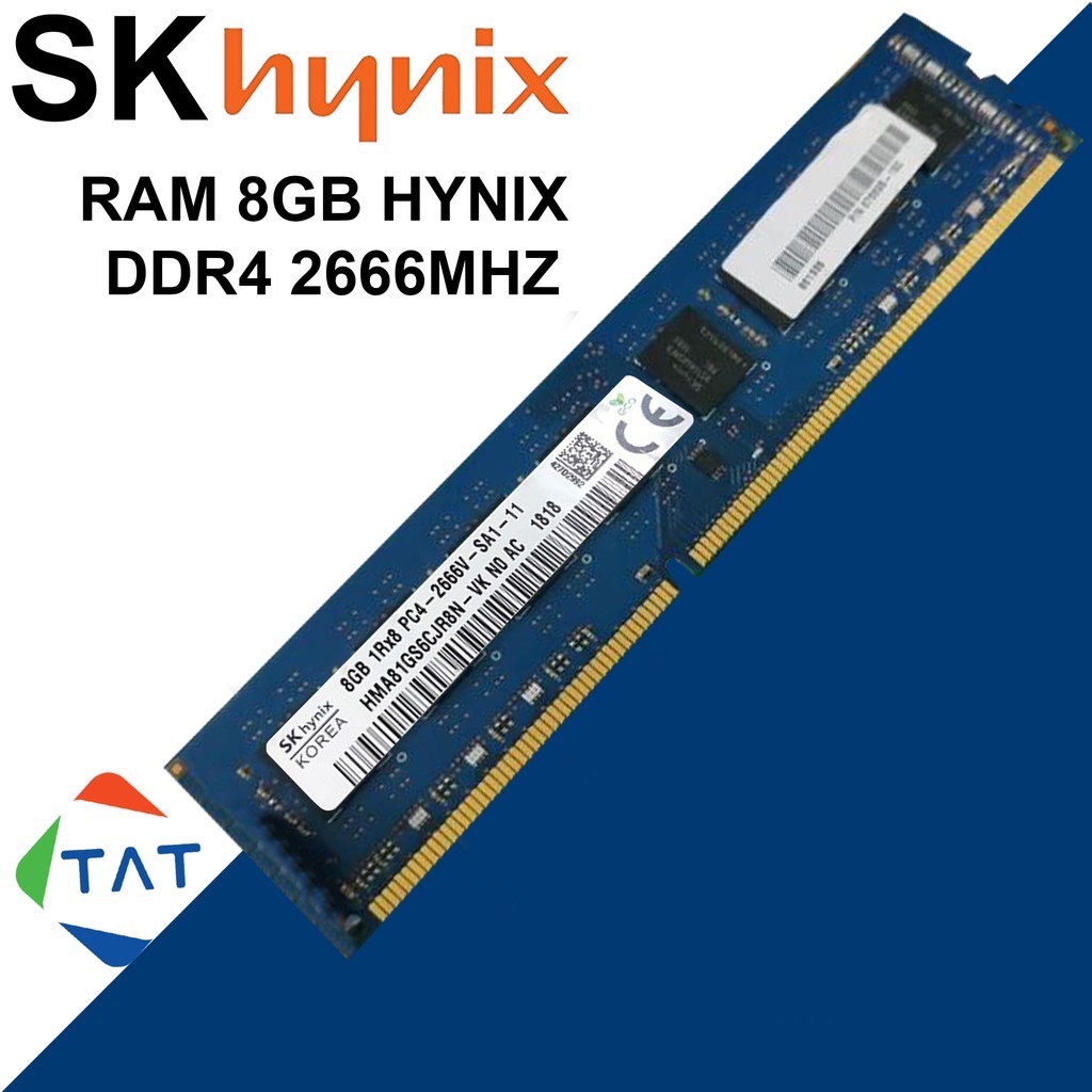 Ram Samsung DDR4 8GB Bus 2666MHz Dùng Cho Máy Tính Để Bàn PC Desktop Chính Hãng (Bảo Hành 36T 1 Đổi 1)