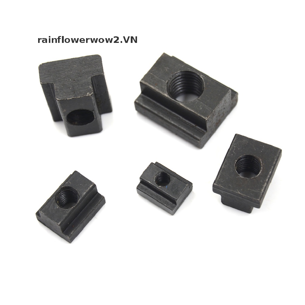 Bộ 5 Đai Ốc Chữ T Bằng Thép Carbon M6 M8 M10 M12 M14 Oxide 8.8 Mới Set 5 Đai Ốc Chữ T Bằng Thép Carbon M6 M8 M10 M12 M14 Oxide 8.8 Chuyên Dụng 5 Cái M