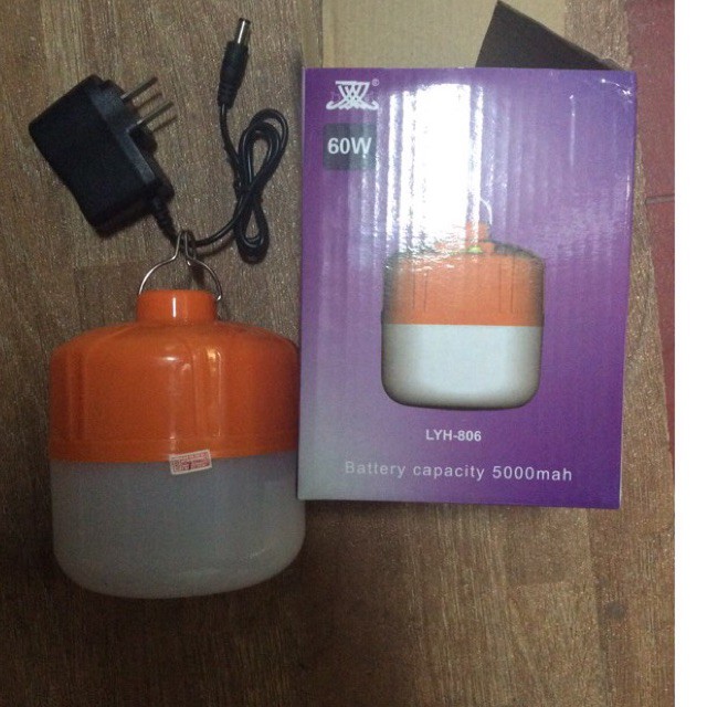 bóng đèn tích điện 80w, hàng bảo hành 6 tháng