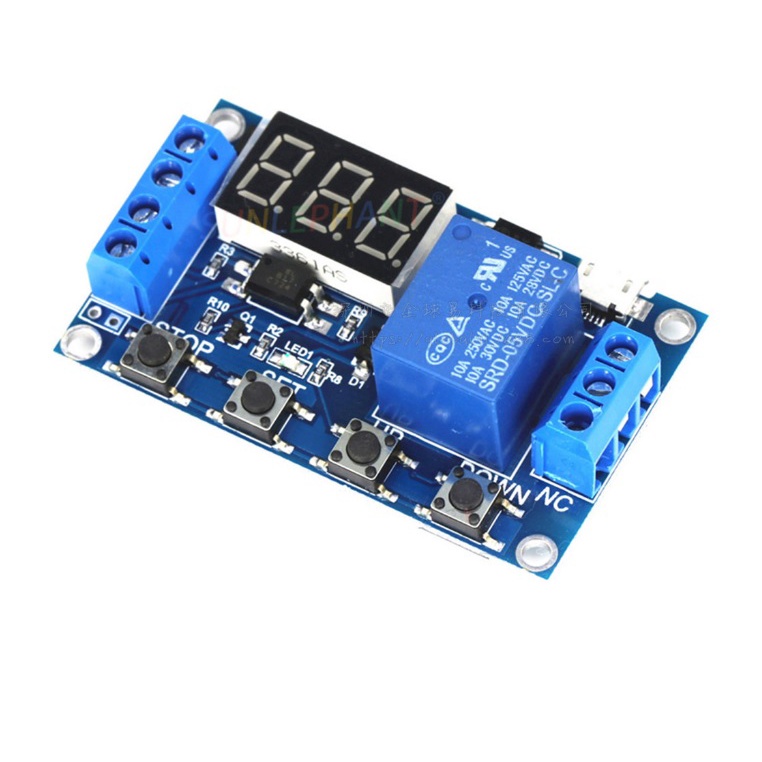 Module tạo trễ đóng ngắt theo chu kì Relay JZ-801 có Led