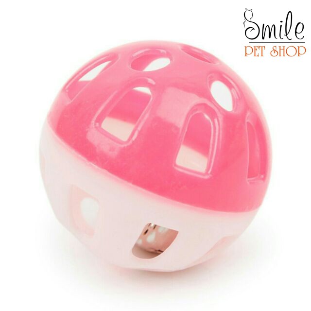 Quả bóng có lục lạc đồ chơi cho chó mèo, thú cưng - Smile Pet Shop