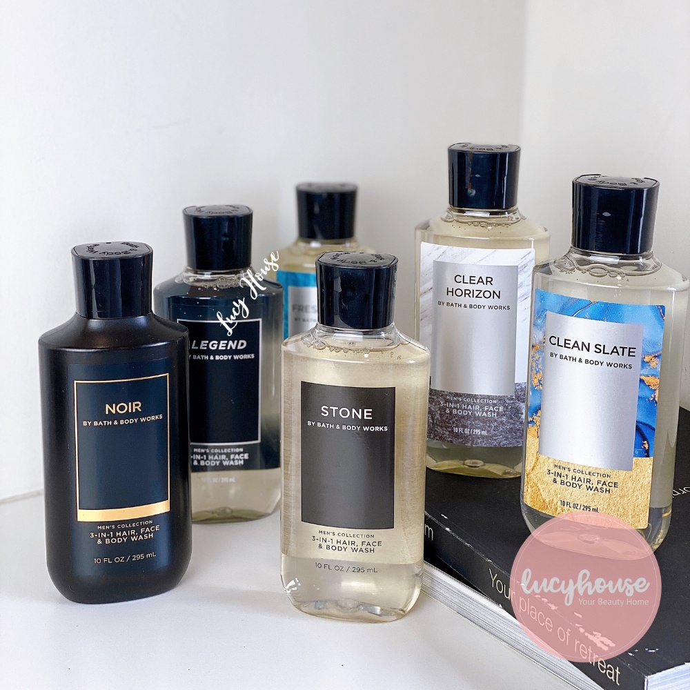 Sữa Tắm nam Bath and Body Works 3trong1 295ml