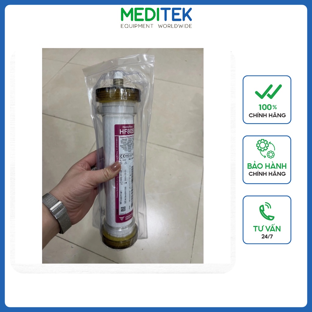 Quả lọc máu chạy thận nhân tạo Hemoflow HF80S