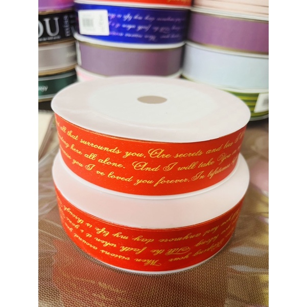 cuộn duy băng nhựa Thái bản 3cm,dài 45m