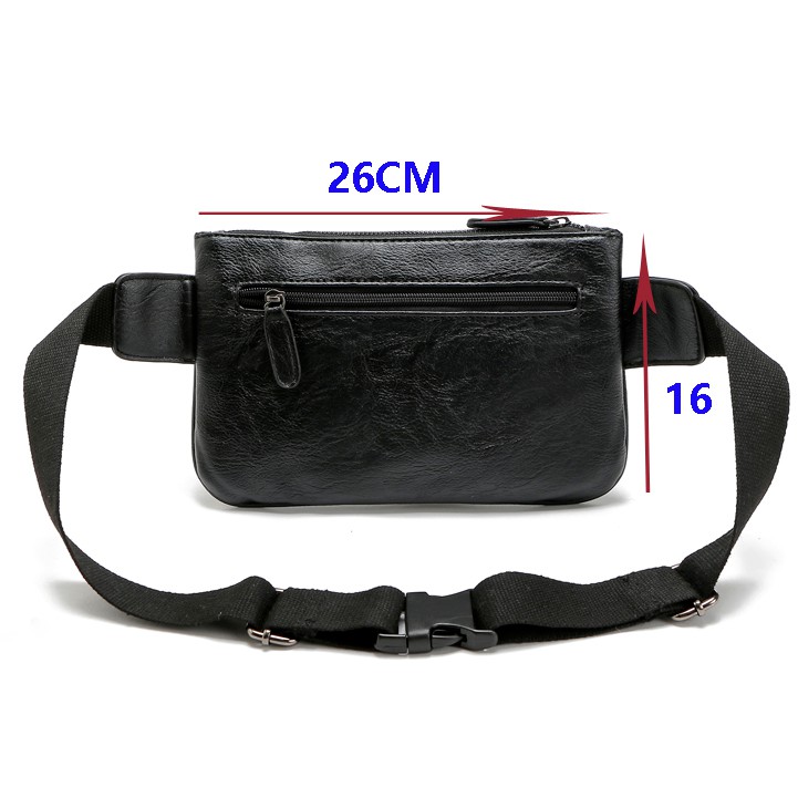 Túi Đeo Chéo 💖 HÀNG MỚI- FREESHIP 💖 Túi Đeo Chéo Nam Trước Ngực Da Pu Cao Cấp. | BigBuy360 - bigbuy360.vn