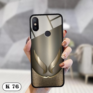 Ốp lưng Xiaomi Mi 6X / Mi A2  - Lưng kính 3D