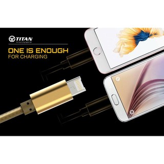 CÁP SẠC 2IN1 LIGHTNING & MICRO TITAN CA19