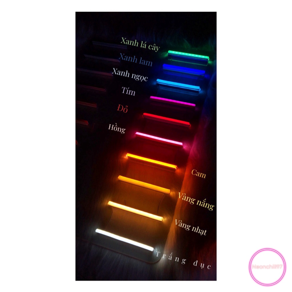 Led neon chữ CHILL hồng, Neonchill97, Decor phòng ngủ siêu đẹp