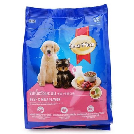 Thức ăn dạng hạt cao cấp Smartheart Puppy (dành cho chó dưới 1 năm tuổi) gói 400gr