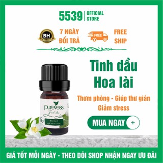 Tinh dầu thiên nhiên nguyên chất Purevess giúp thư giãn đuổi muỗi khử mùi 5ml - Shop 5539