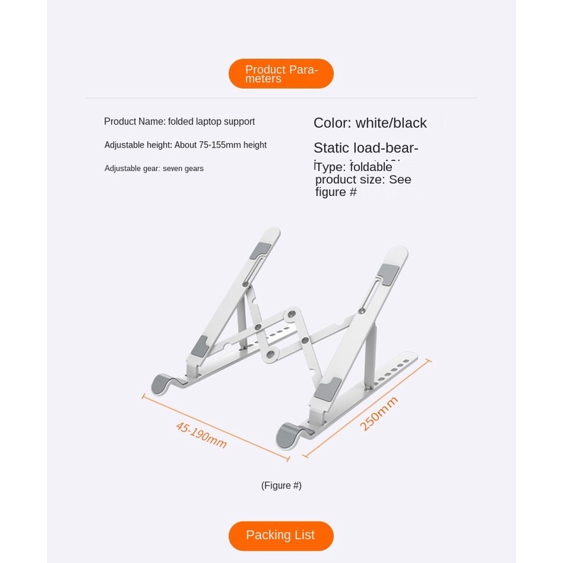 Giá Đỡ Có Thể Điều Chỉnh Độ Cao Cho Air Pro Huawei Glory Lenovo