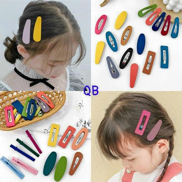Set 20 Chiếc Kẹp Tóc Mái Trơn Nhiều Màu Sắc Ngọt Ngào
