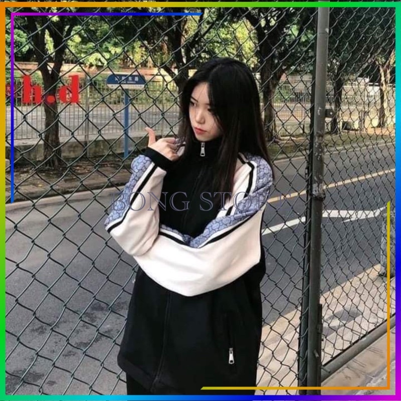 Áo Khoác Bomber Nữ, Áo Khoác Gió Viền Tay G.C Hàng 2 lớp form Rộng Unisex Nam Nữ  Mặc Cực Chất | BigBuy360 - bigbuy360.vn