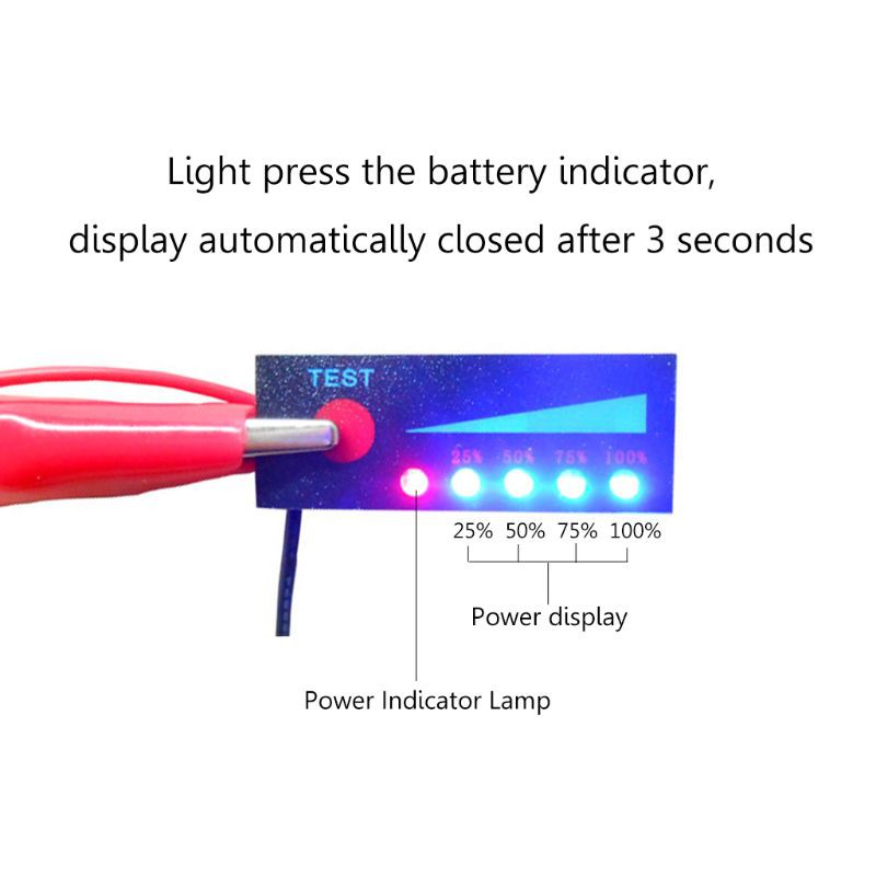 Bộ kiểm tra dung lượng pin Lithium 12V