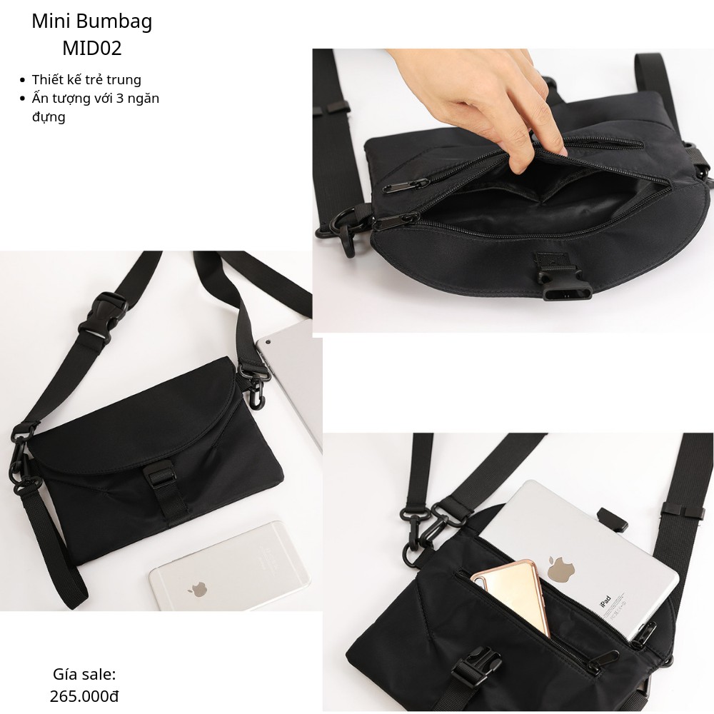 [BIG SIZE] Túi Đeo Chéo Nam Thời Trang TD01 -Chất Liệu Vải Dù Polyester Cao Cấp Chống Nước - Bumbag Clutch Cầm Tay | BigBuy360 - bigbuy360.vn