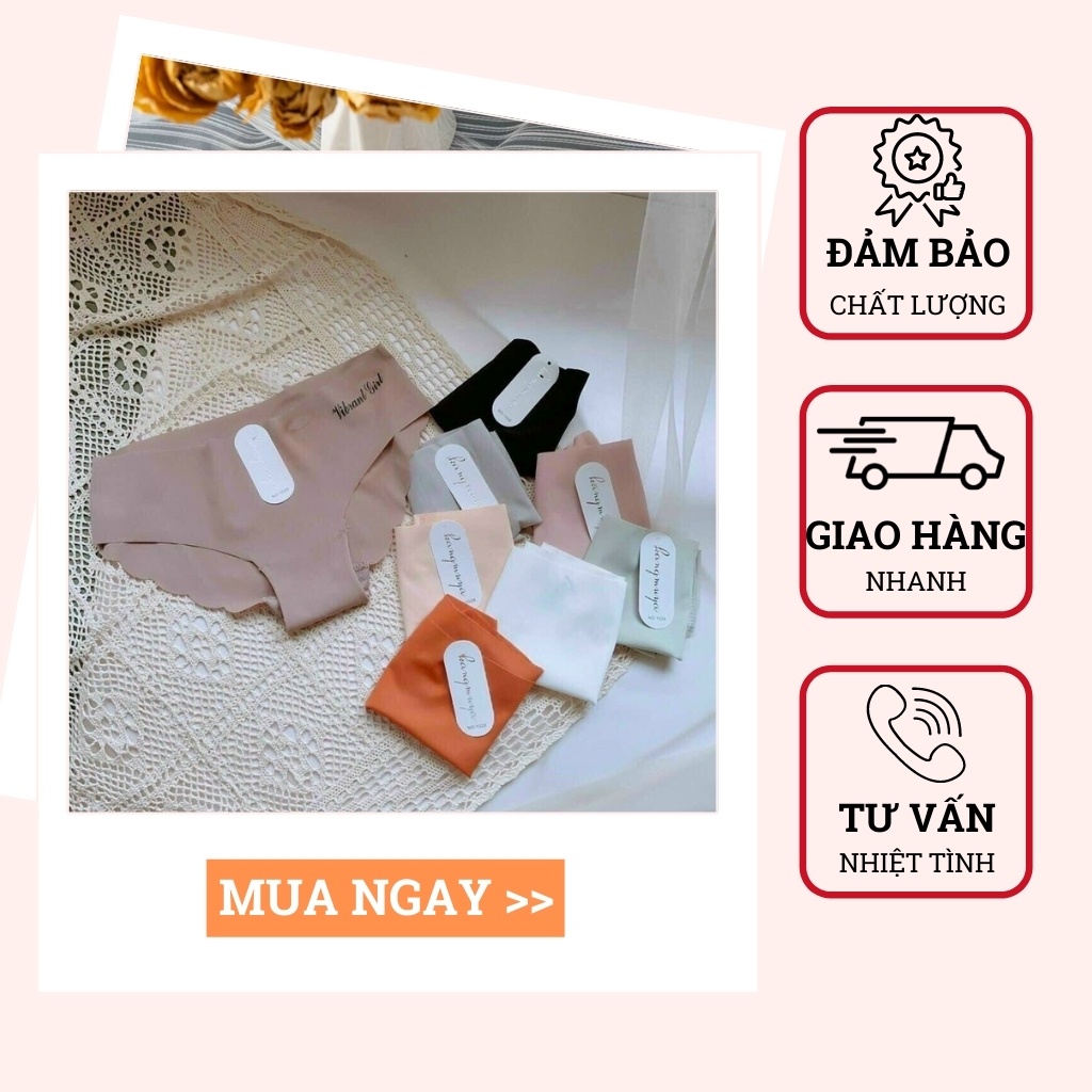 Quần lót nữ su đúc viền sóng chữ không đường may chất su đúc mát mịn không hằn viền ZjZj bikini Q012 | BigBuy360 - bigbuy360.vn