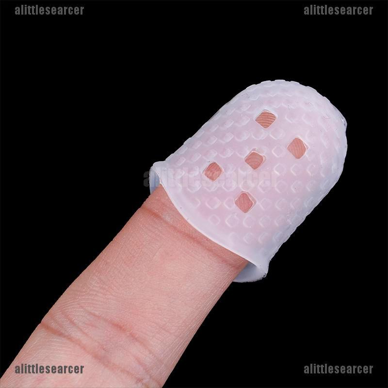 Bộ 4 vỏ bọc bảo vệ ngón tay dùng gảy đàn ukulele bằng chất liệu silicon tiện dụng