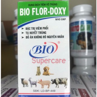 Flor doxy 100ml – viêm phổi bỏ ăn không rõ nguyên nhân
