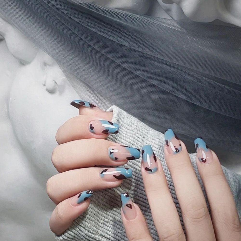 Bộ 24 Móng Tay Giả Che Phủ Toàn Diện Tháo Rời Được