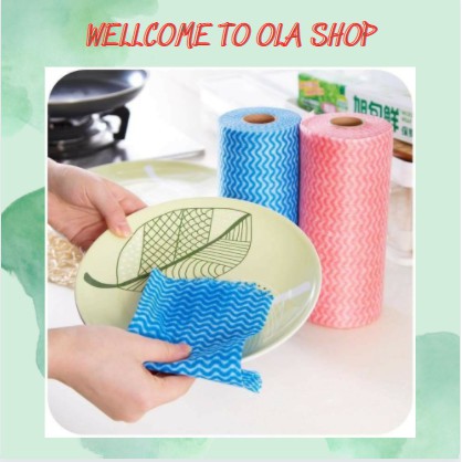 [FREESHIP] CUỘN KHĂN LAU ĐA NĂNG SẠCH DẦU MỠ CHỐNG THẤM TIỆN DỤNG
