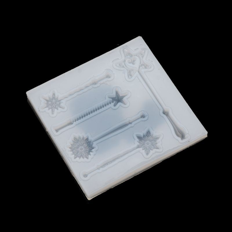 Khuôn Silicone Làm Đồ Trang Sức Hình Gậy Thần Đáng Yêu
