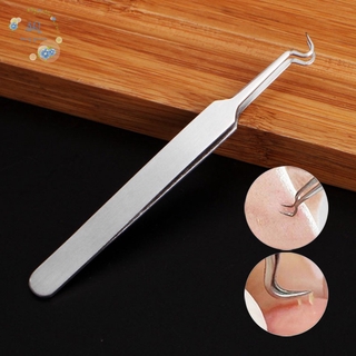 Nhíp Đầu Cong Bằng Thép Không Gỉ Loại Bỏ Mụn Trứng Cá Và Đầu Đen
