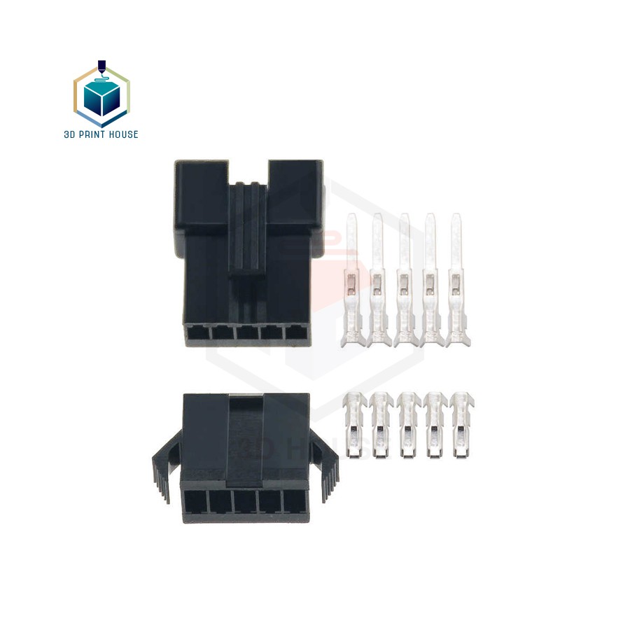 Bộ 5 Jack Kết Nối Đực Cái SM2.54 2P - 10P