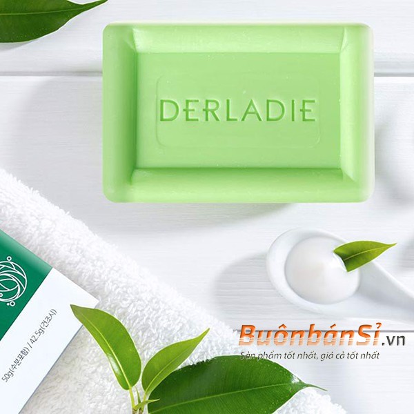 Xà phòng giảm mụn cơ thể Derladie Body Cleansing Bar For Blemish Skin 50gr Hàn Quốc