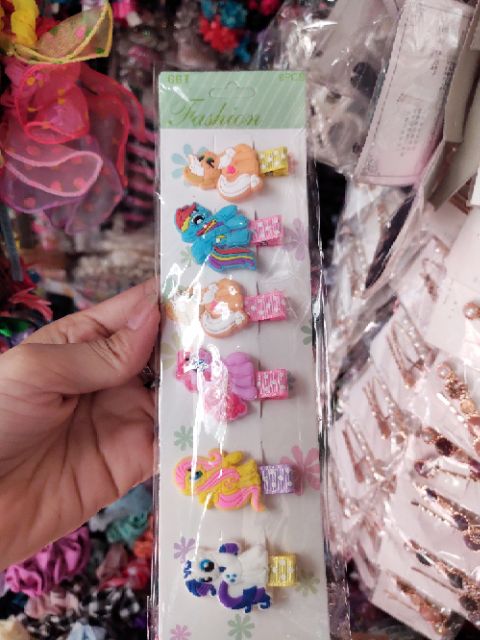 Set 6 kep ngựa pony