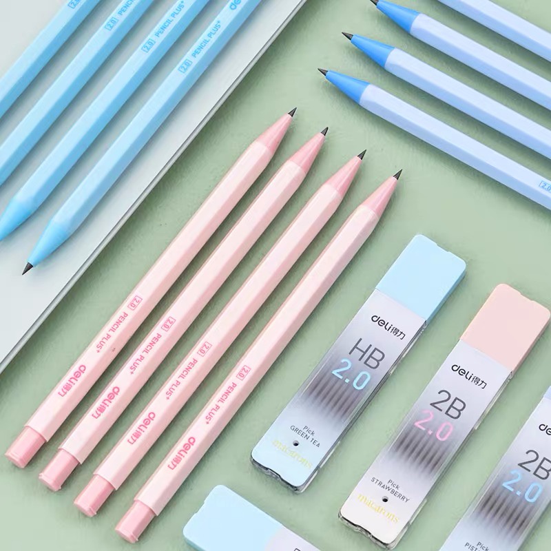 Bút Chì Cơ 2.0mm HB 2B Dễ Thương Cho Bé