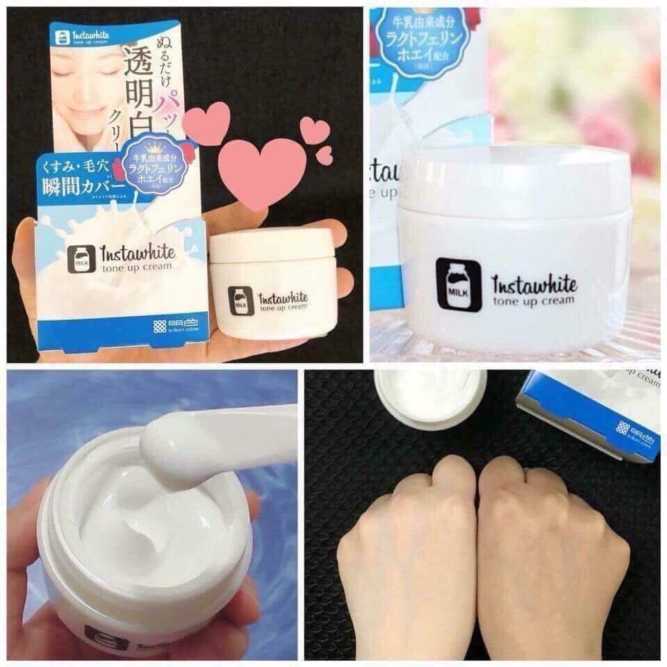 Kem dưỡng và nâng tông da Meishoku Instawhite Tone Up Cream Nhật Bản 50g | BigBuy360 - bigbuy360.vn