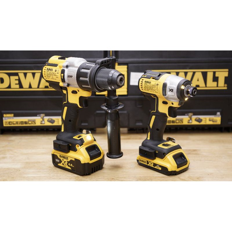 DMTT Combo Dewalt DCD996 + DCF887 + 1 Pin 2Ah + 1 Pin 4ah+  Sạc 115 + Túi